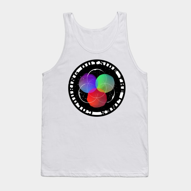 Colouring Outside the Lines Logo Art Tank Top by 33oz Creative